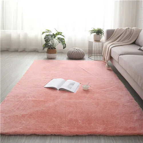 tapis noir velours moelleux moderne salon chambre unicolore polypropylène lavableextérieurintérieur