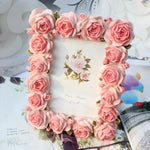 cadre photo résine rose clair relief romantique support mural erotique decoration chambre erotique erotique