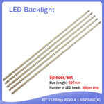 bande led rétroéclairage 597mm blanc diodes uniformes connecteurs moderne