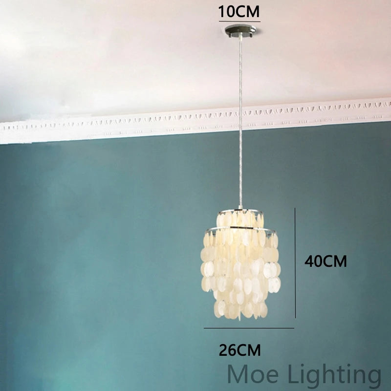 Suspension lumineuse moderne élégante blanc doré translucide clips câbles pendentif chambre
