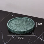 ensemble salle bain marbre vert doré distributeur savon porte brosse dents plateau rangement