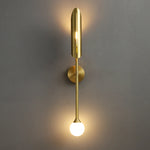 lampe murale moderne or sphère verre diffuseuse cuisine salle manger minimaliste led 220v 110v