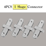 rails traînée led blanc noir lisses modernes connecteurs adaptateurs ampoules led