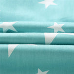 tapis imperméable bébé étoiles nuages animaux moderne turquoise gris blanc