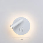 Lampes murales modernes LED blanc noir réglables 220V 110V chambre coucher entrée salle manger