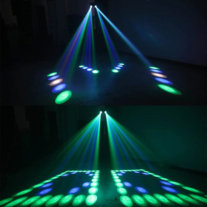projecteur laser noir moderne clips câble alimentation éclairage scène divertissement autocontrôle son effets