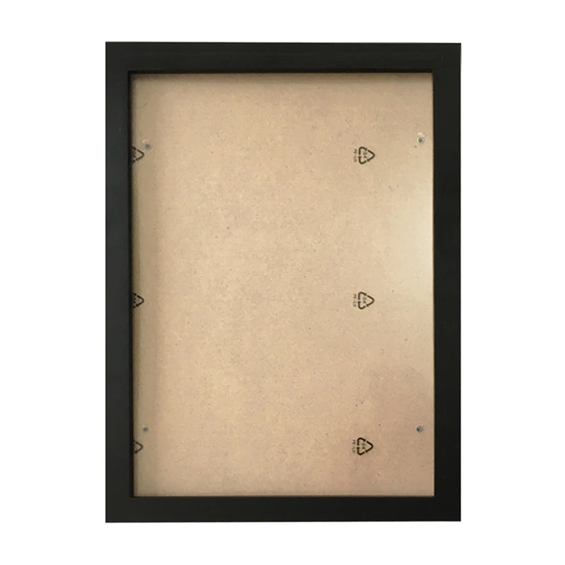 Cadre photo en bois naturel blanc avec verre organique