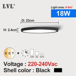 plafonnier led blanc moderne 24w 1080lm 10 15m² facile interrupteur mural
