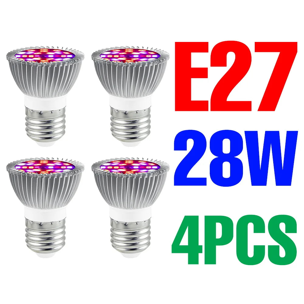 lampe croissance plantes led blanc rouge violet forme diamant moderne 50w 80w 100w e27
