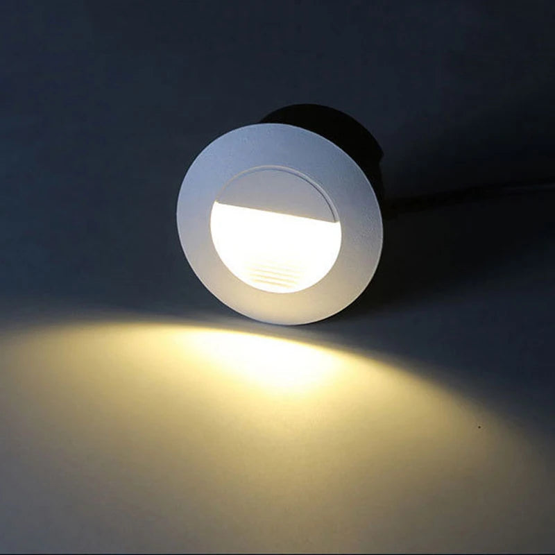 lampe sol moderne led noir blanc rayures horizontales ip55 aluminium 1w 5w