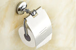 ensemble accessoires salle bain chrome blanc porte savon distributeur brosse wc tasse motif