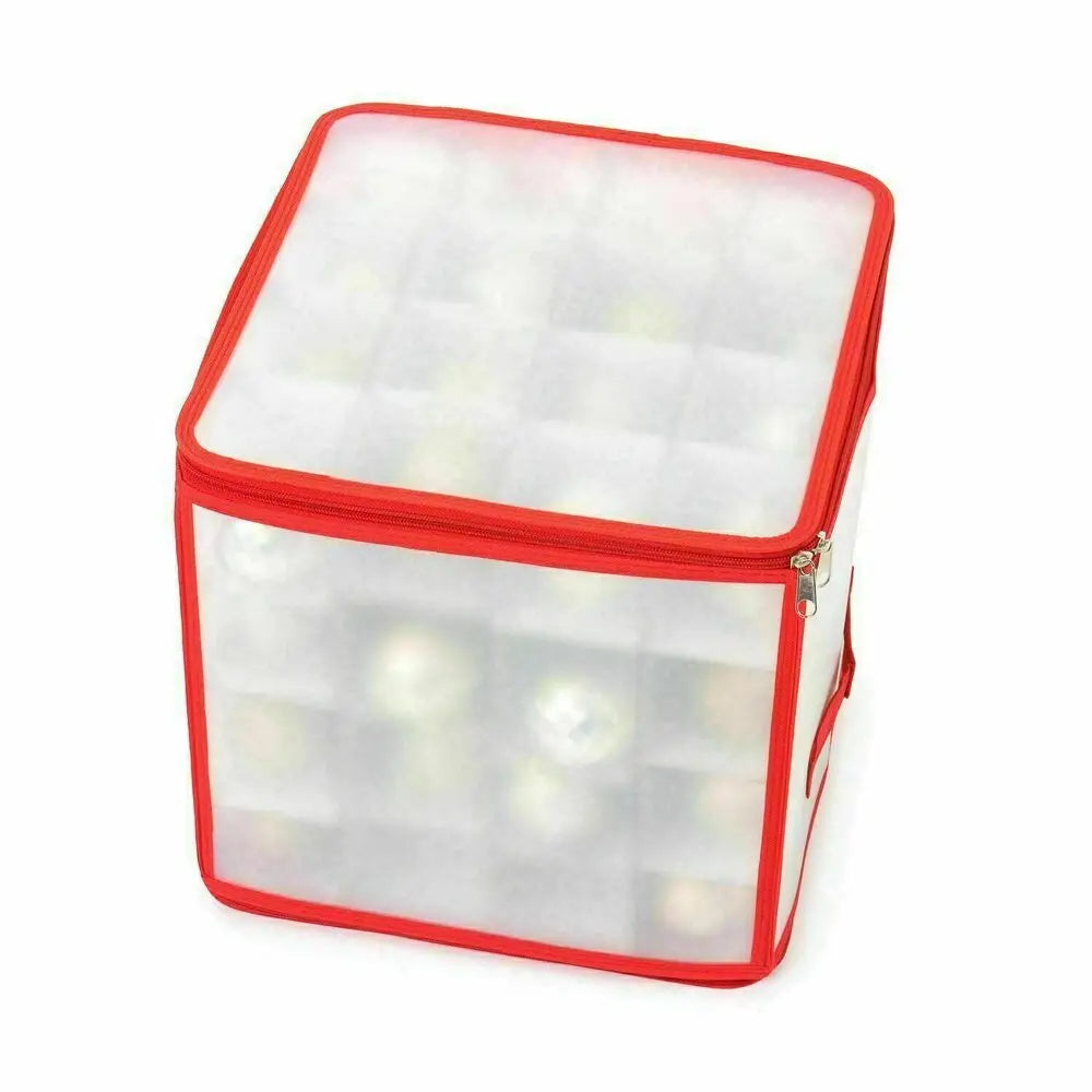 Détail fermeture à glissière boîte rangement Noël