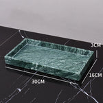 ensemble salle bain marbre vert doré distributeur savon porte brosse dents plateau rangement