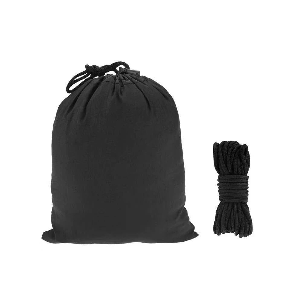 hamac double personne portable maille fine gris foncé sac corde anti moustiquesextérieur moderne