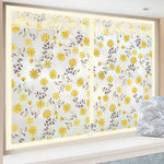 Installation rideau thermique gris clair