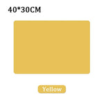 tapis table silicone opaque moderne 60x40cm 40x30cm vert jaune gris bleu
