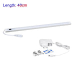 lampe led moderne 30cm 40cm 50cm blanc minimaliste adhésif clip adaptateur secteur