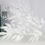 branches décoratives fleurs artificielles vertes blanches modernes décoration mariage maison vases