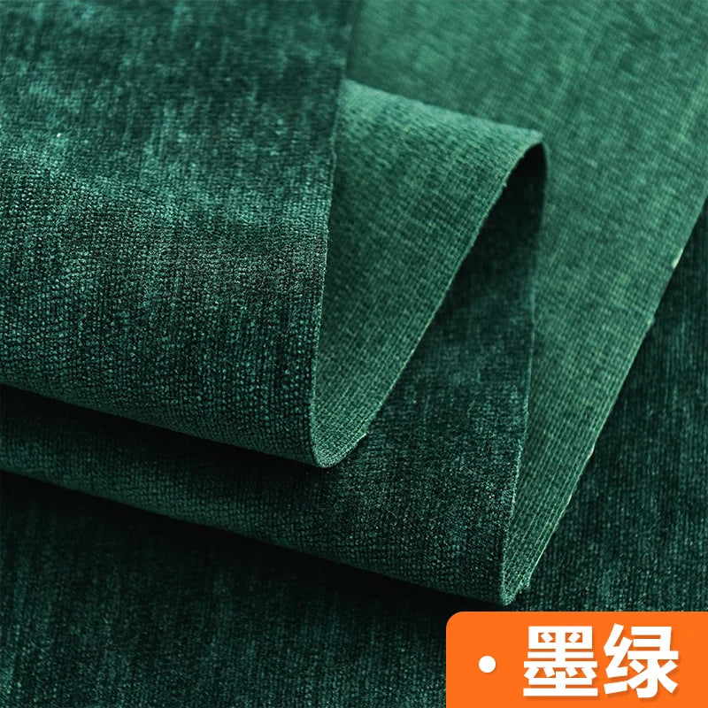 tissu chenille résistant couleurs solides large choix bricolage maison sofa tablecloth thickness epais