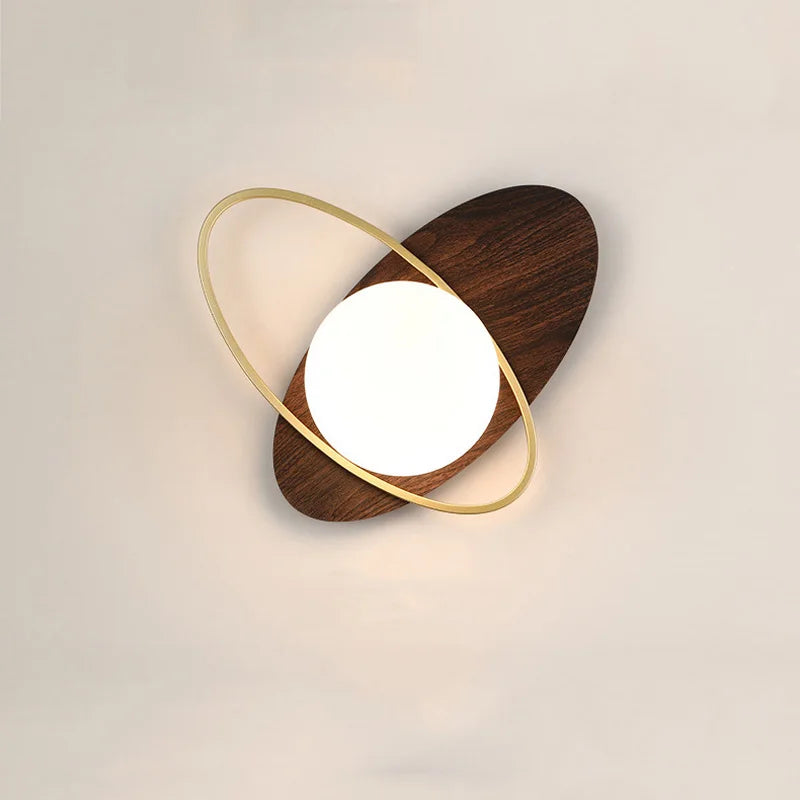 lampe murale moderne noir doré diffuseur blanc éclairage cuisine chambre salle manger entrée 21cm