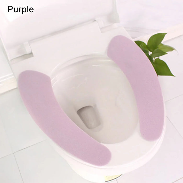 coussin toilette adhésif doux rose violet bleu vert imprimé animaux moderne respectueux environnement