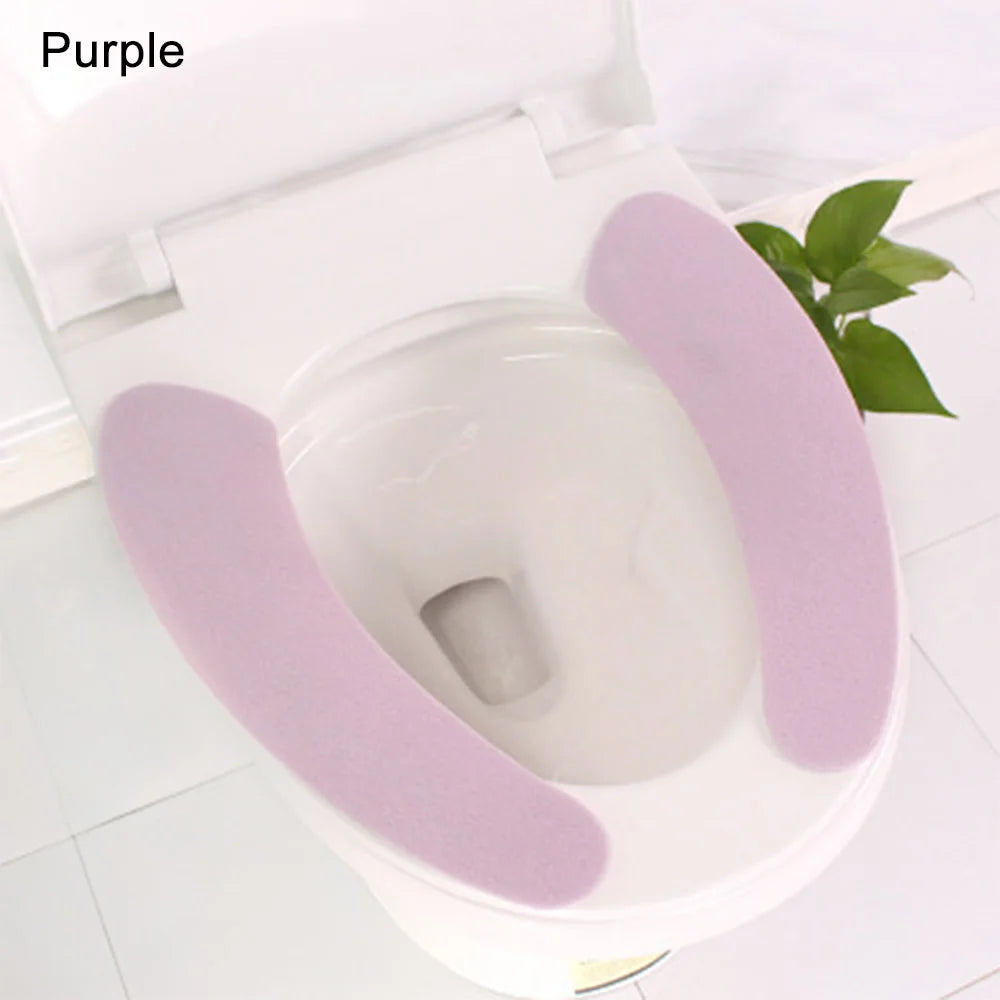 coussin toilette adhésif doux rose violet bleu vert imprimé animaux moderne respectueux environnement