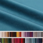 tissu velours polyester bleu vert noir gris protection uv moderne 150cm 0.5m 1m 3m