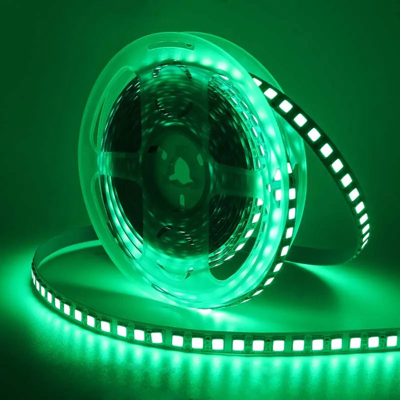 ruban led 120 led 12v blanc bleu rouge vert adhésif ip65 ip67 moderne double