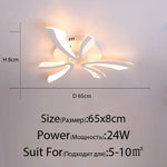plafonnier led moderne acrylique blanc noir télécommande éclairage quotidien chambre salon moderne ultrafin