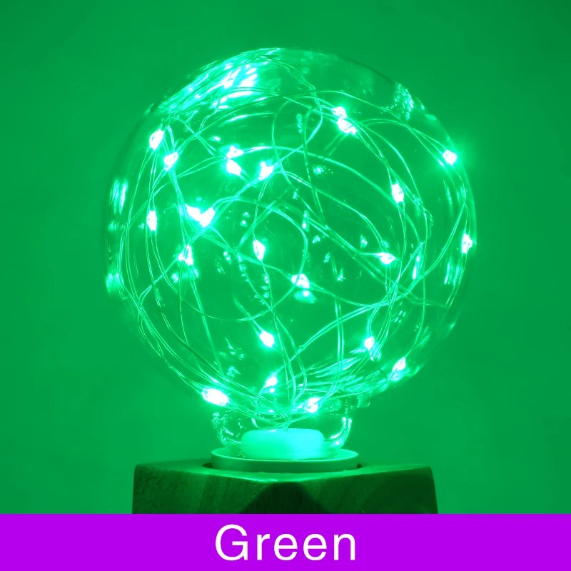 ampoule led multicolore filaments spirales moderne décoration chambre e27 2700k 6500k 50000h