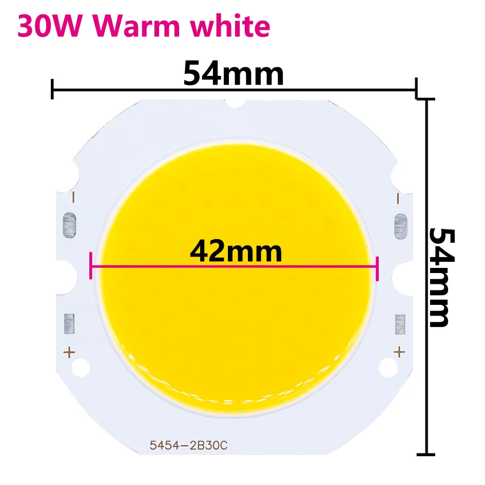ampoule led cob 30w dc90 96v lumiere froide lumiere chaude 2500lm industrielle fixations