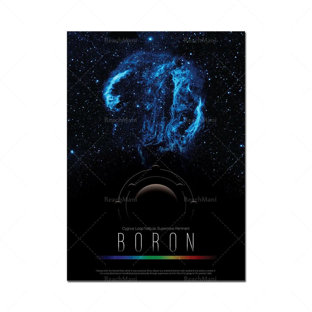 Une explosion de couleurs et de galaxies cosmiques dans une image fascinante représentant la nébuleuse de la boucle du Cygne, une formation stellaire spectaculaire dans l'univers.