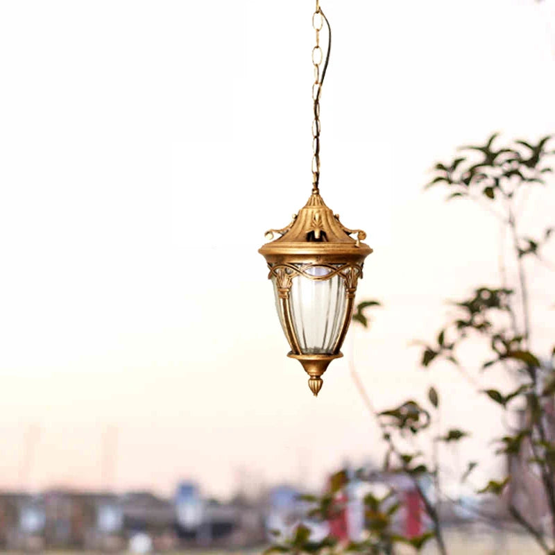 lampe suspendue or noir ornements transparent vintage salon chambre pendentif chainė élèvements classiques