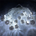 guirlande lumineuse multicolore perfo géométrique moderne décoration extérieure intérieure anniversaire noël mariage
