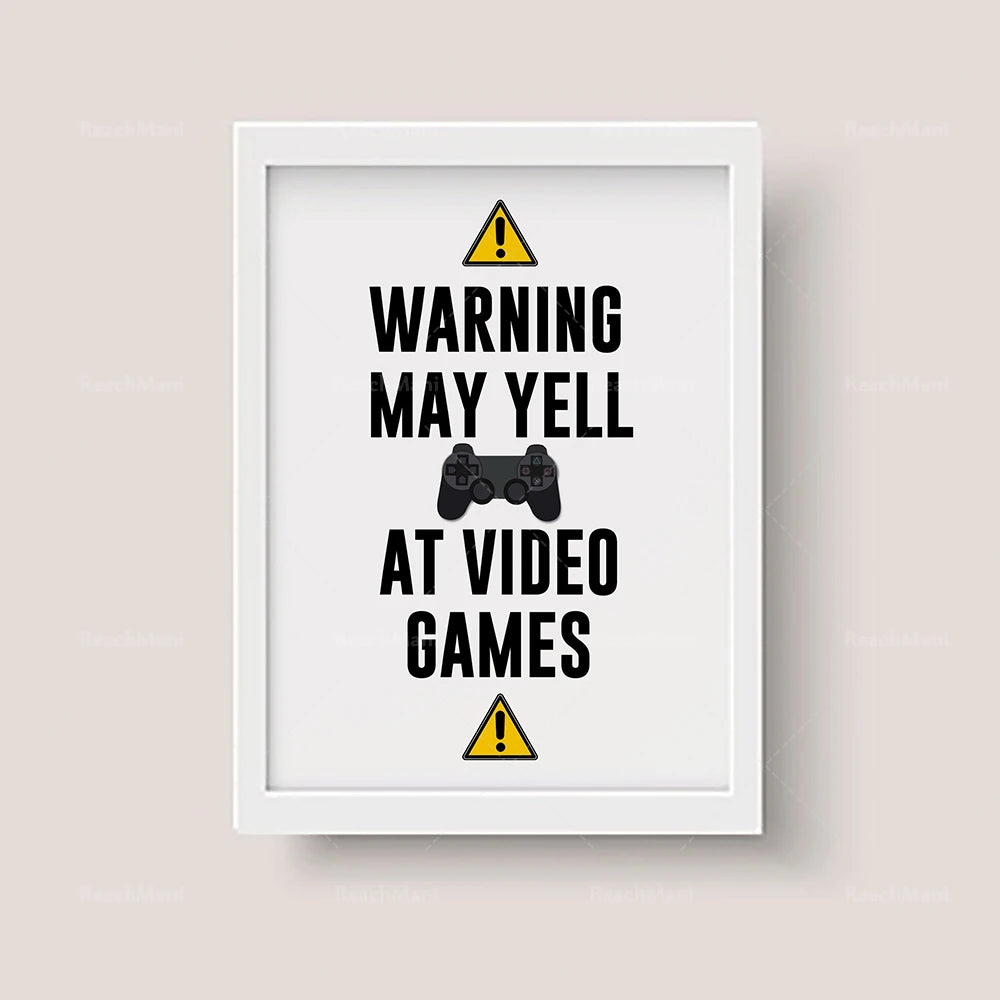 Avertissement: les jeux vidéo peuvent déclencher des cris.