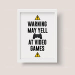 Avertissement: les jeux vidéo peuvent déclencher des cris.