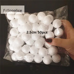 boules polystyrène blanc simples décorations fêtes mariage bricolage artisanat rondes lisses opaques variées tailles