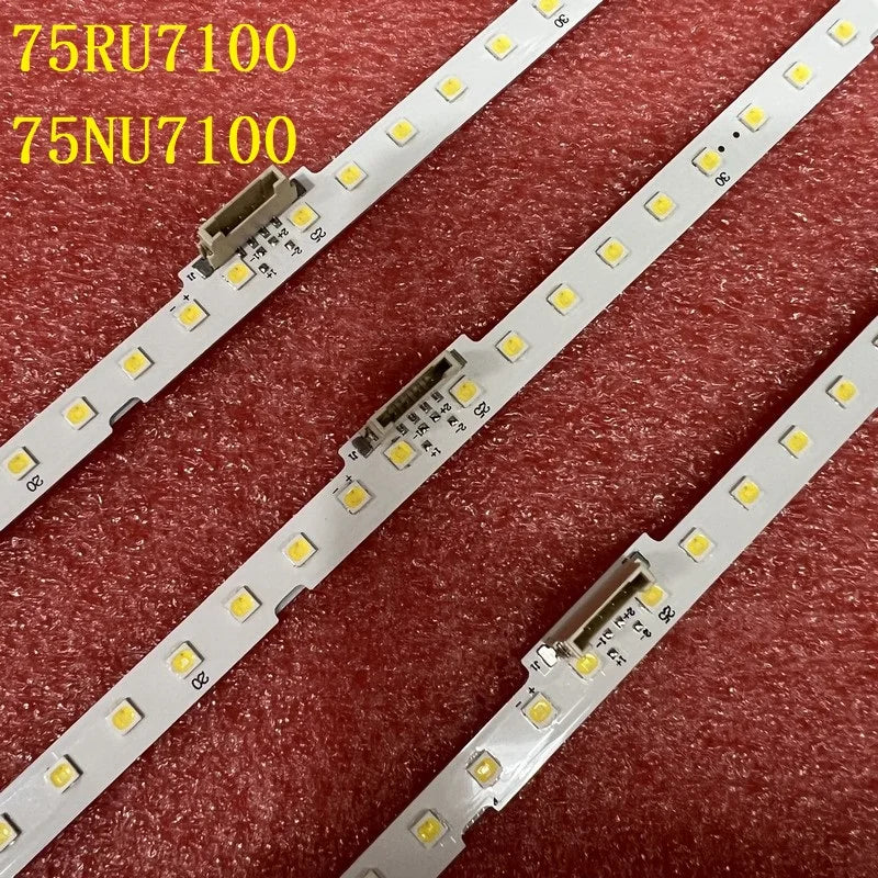 bande led blanche points lumineux espacés régulières moderne clips fixation