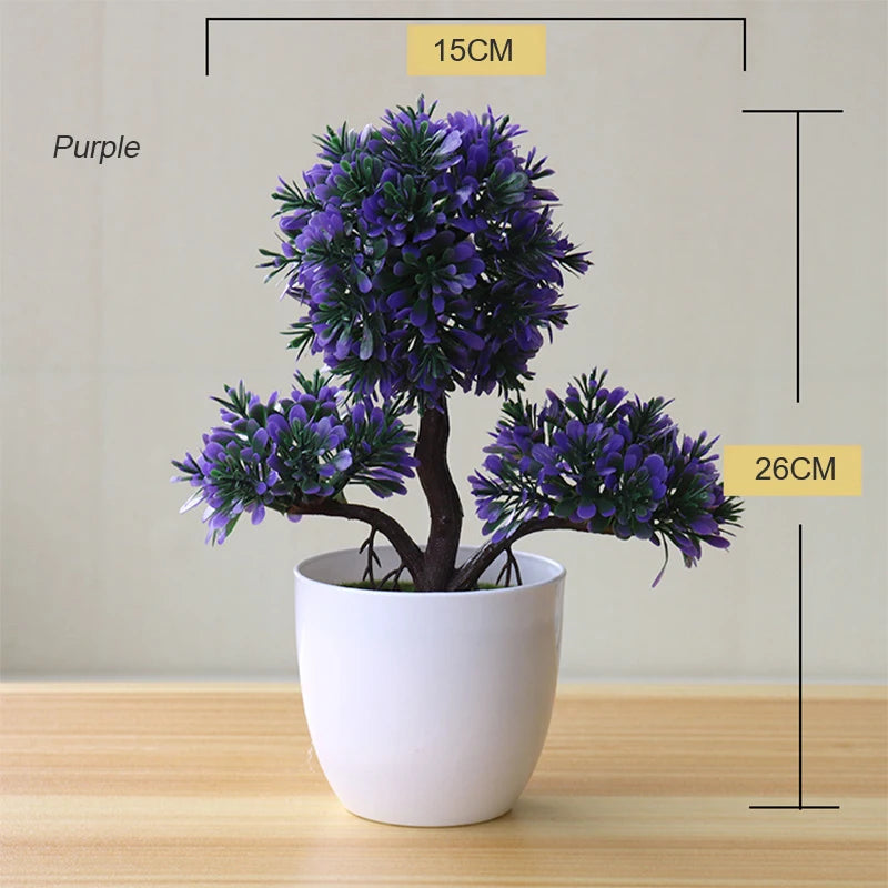 petite plante artificielle aloes pot blanc décoration moderne fleurs fausses vertes