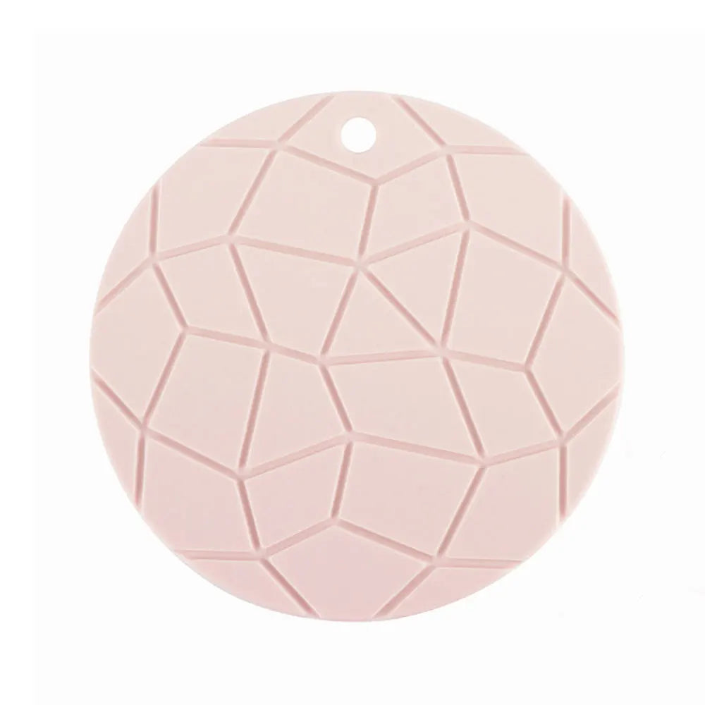 tapis isolation silicone gris rose moderne 18cm 18cm respectueux environnement