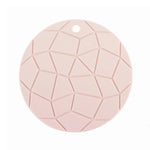 tapis isolation silicone gris rose moderne 18cm 18cm respectueux environnement