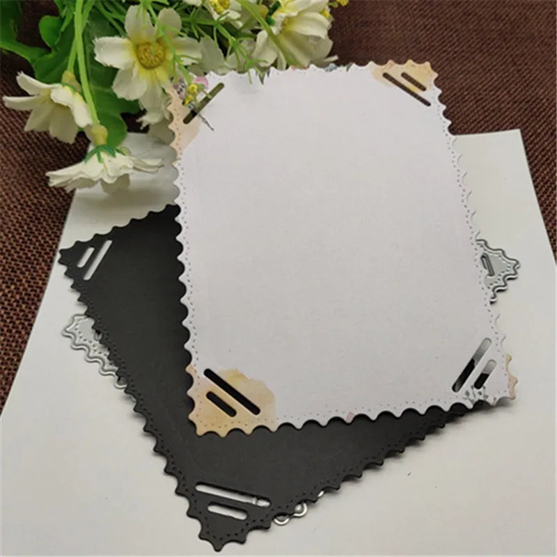 plaque protection écran blanc noir acier carbone bricolage scrapbooking déco moderne