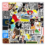 sticker pop art graphiques humoristiques adhésifs multicolores kpop anime enfants adultes traceurs PVC étanches