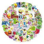 sticker cartoon happy tree friends autocollant dessin animé visage souriant adhésif vinyle étanche pvc