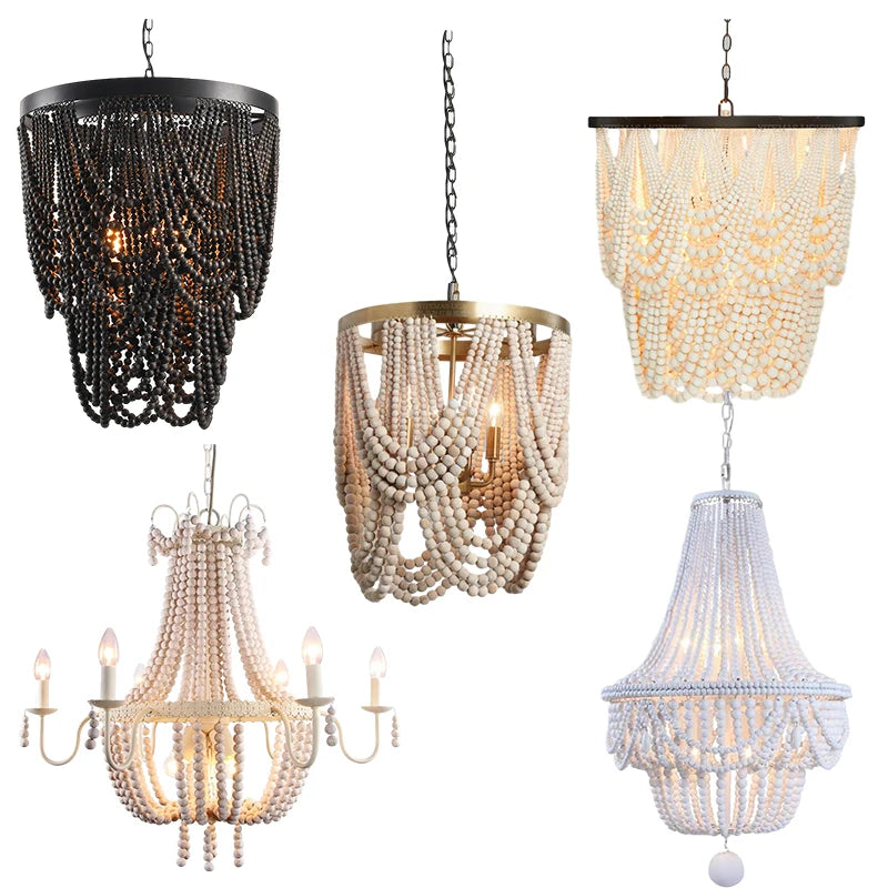 lustre suspendu noir rondes classique rustique salle manger chambre cuisine