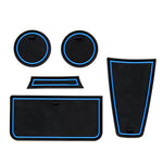 tapis sol voiture antidérapant pvc noir rouge bleu moderne adhésif arrière avant central coffre