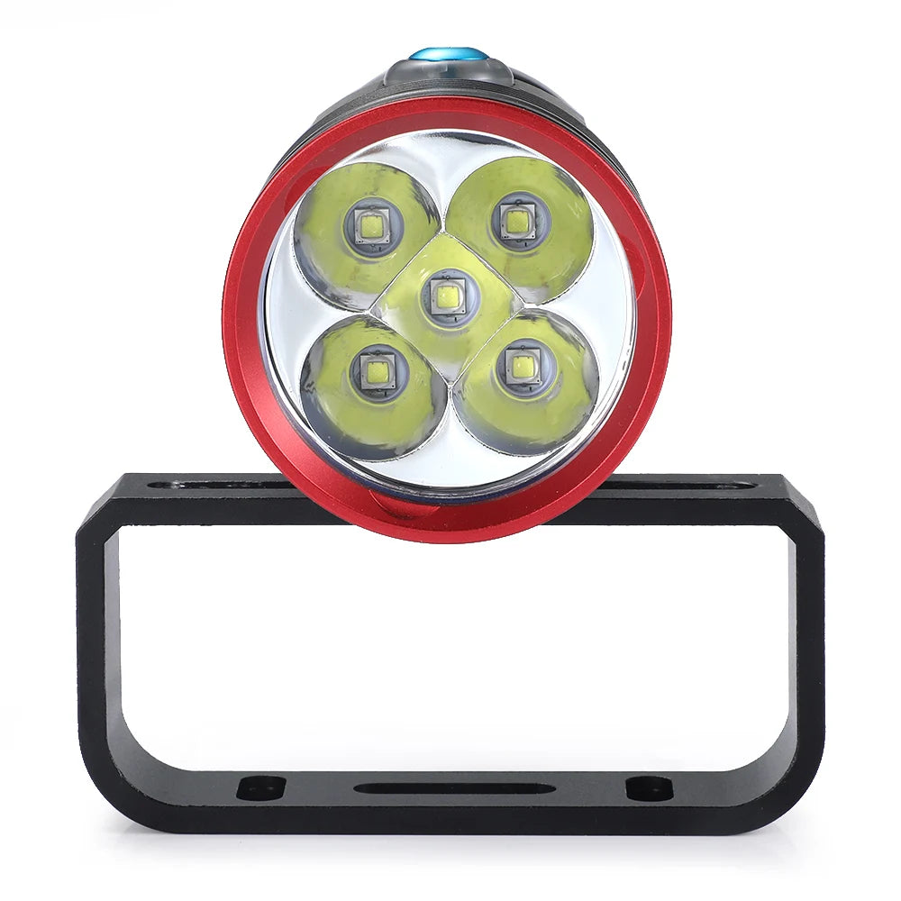 lampe poche rechargeable tactique robuste 100 200m led noire rainurée militaire support métallique