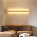 lampe murale moderne led marron clair noir blanc vis fixe minimalisteflux lumineux variable