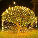 filet lumineux led blanc chaud noel moderne clips câbles decoration extérieure hautement lumineux