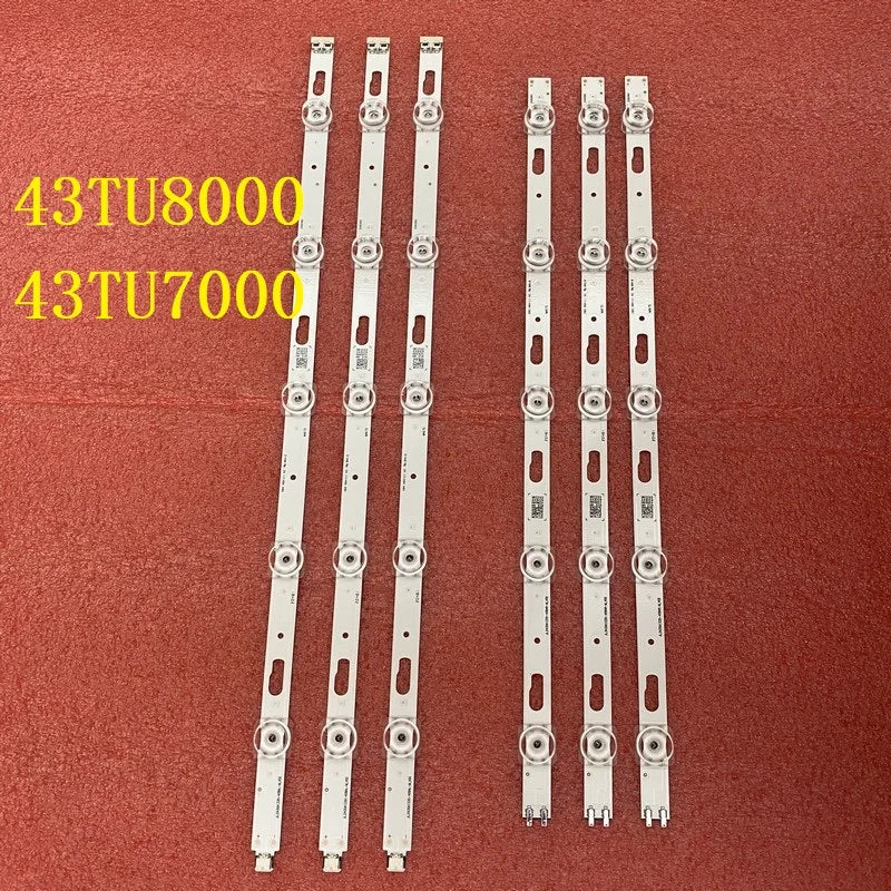 Kit de 6 bandes LED rétroéclairage pour TV Samsung 43 pouces